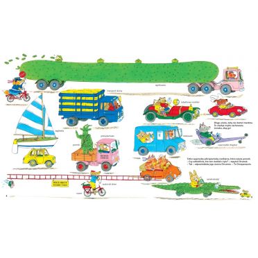 Auta, maszyny, pojazdy i wszystko do jazdy – środek, ogórkowóz